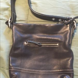 All leather authentic coach bag